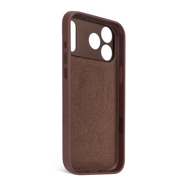 Decoded Leather Backcover MagSafe Apple iPhone 17 Pro Max - Chocolate Brown