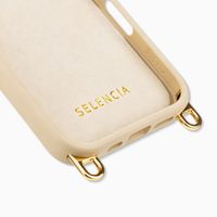 Selencia Rivièra Backcover mit MagSafe mit abnehmbaren Haken Apple iPhone 16 Pro Max - Milky Latte