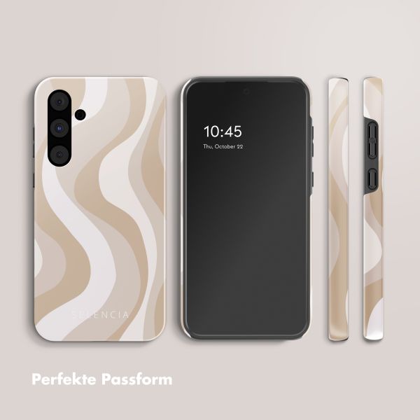 Selencia Vivid Back Cover Samsung Galaxy A55 - Desert Waves Beige