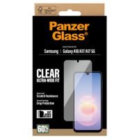 PanzerGlass Ultra-Wide Fit Antibakterieller Displayschutz mit Applikator Samsung Galaxy A18 (4G)