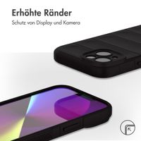 imoshion EasyGrip Back Cover für das iPhone 14 - Schwarz