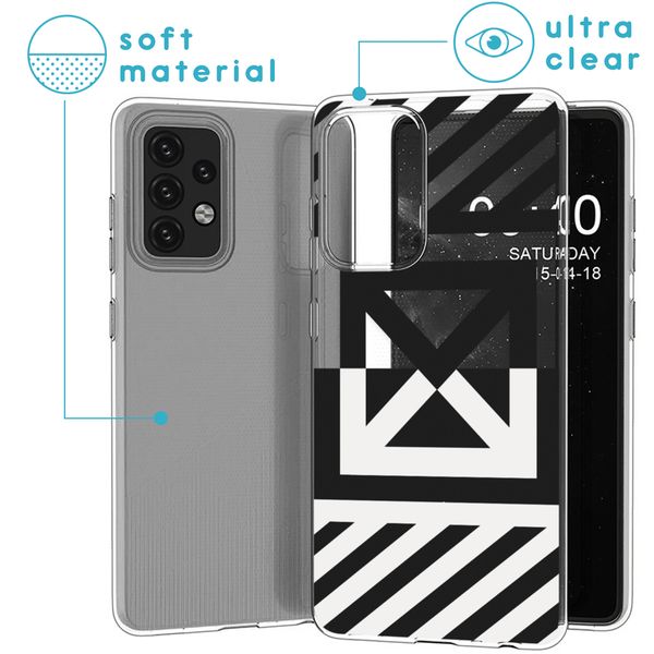 imoshion Design Hülle für das Samsung Galaxy A52(s) (5G/4G) - Graphic stripes