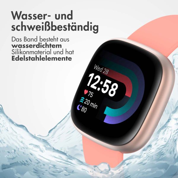 imoshion Silikonband für das  Fitbit Versa / Versa 2 / Versa Lite - Größe S - Grapefruit