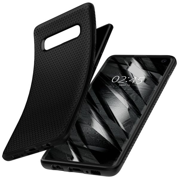 Spigen Liquid Air™ Backcover Samsung Galaxy S10 - Schwarz
