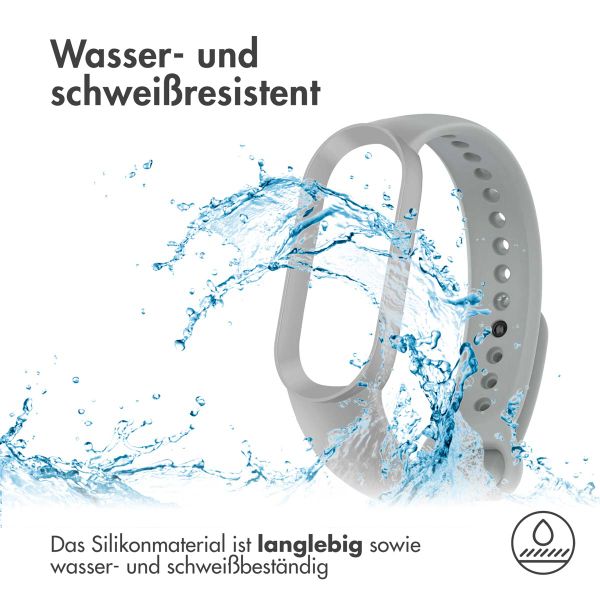 imoshion Silikonarmband für das Xiaomi Mi Band 5 / 6 - Grau