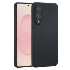 Accezz Liquid Silikoncase mit MagSafe Samsung Galaxy S25 Edge - Schwarz