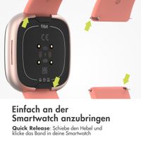 imoshion Silikonarmband für die Fitbit Versa (2) / Versa Lite - Größe S - Grapefruit