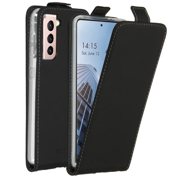 Accezz Flip Case für das Samsung Galaxy S21 - Schwarz