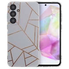 imoshion Design Hülle Samsung Galaxy A35 - White Graphic