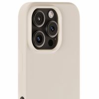 Holdit Silicone Case für das iPhone 16 Pro Max - Light Beige