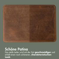Accezz Leather Laptop Hülle Apple MacBook 15 Zoll - Laptop Sleeve - Cognac