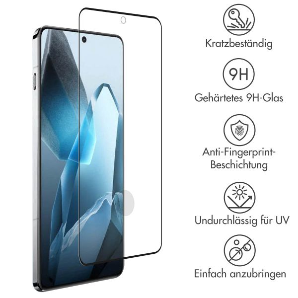 Accezz Full Cover Screen Protector aus gehärtetem Glas OnePlus 13