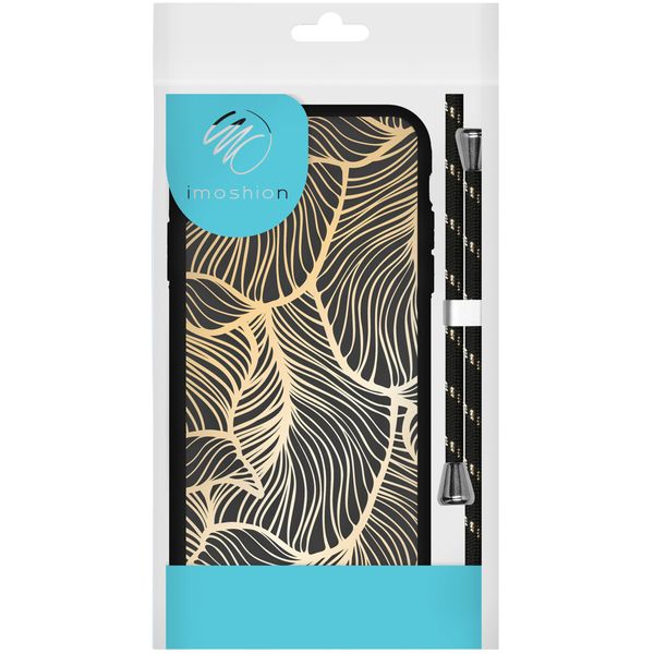 imoshion Design Hülle mit Band für das iPhone 11 Pro - Golden Leaves