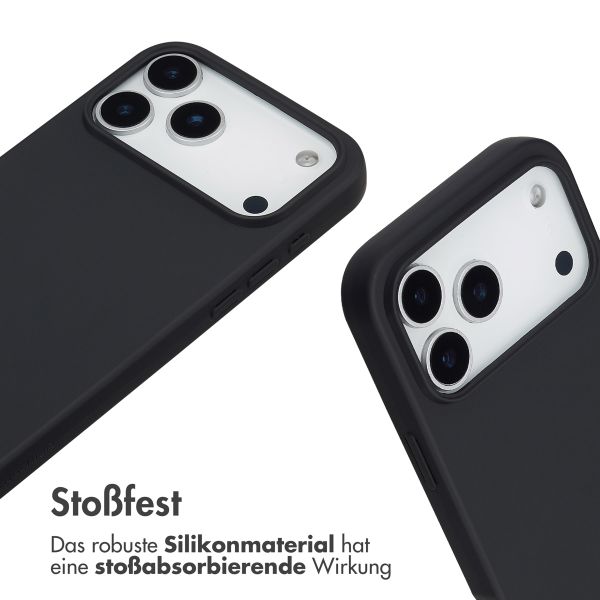 imoshion SilikonHülle mit Band Apple iPhone 17 Pro Max - Schwarz
