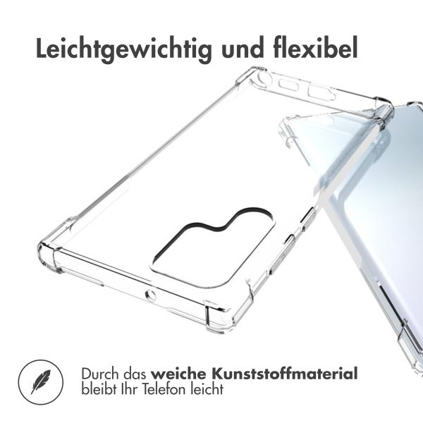 imoshion Shockproof Case für das Samsung Galaxy S22 Ultra - Transparent