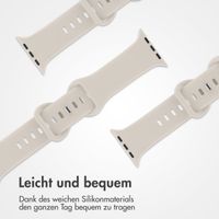 imoshion Silikonband⁺ für die Apple Watch Series 1 bis 10 / SE / Ultra (2) (44/45/46/49 mm) - Polarstern - Größe M/L