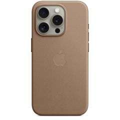 Apple FineWoven Back Cover MagSafe für das Apple iPhone 15 Pro- Taupe