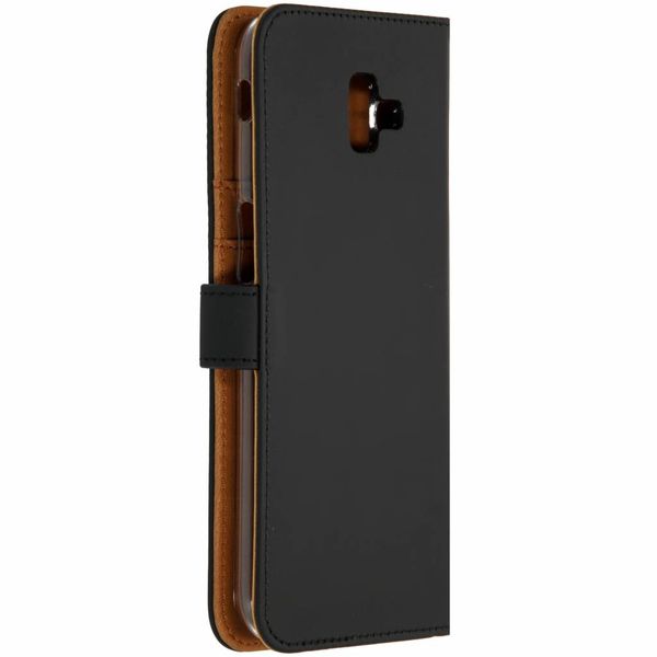 Luxus TPU Klapphülle Schwarz für Samsung Galaxy J6 Plus