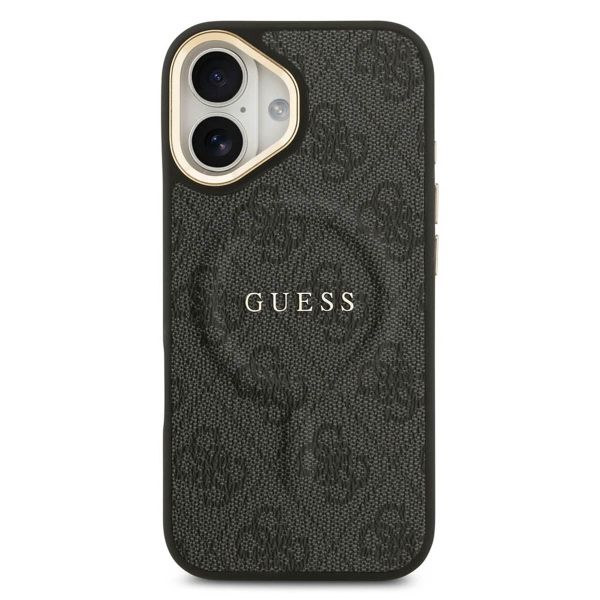 Guess Classic 4G Logo Backcover MagSafe Apple iPhone 17 - Schwarz