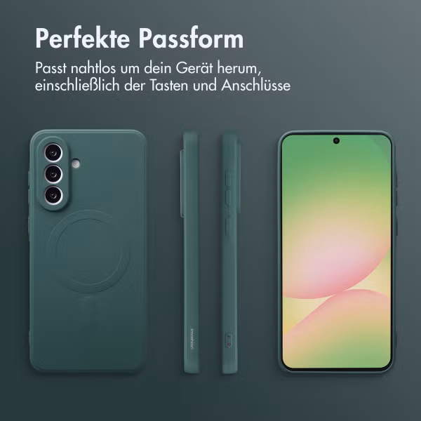 imoshion Color Back Cover mit MagSafe Samsung Galaxy A56 - Dunkelgrün