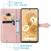 imoshion Mandala Klapphülle Google Pixel 6 Pro - Rosé gold