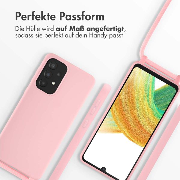 imoshion SilikonHülle mit Band Samsung Galaxy A33 - Rosa