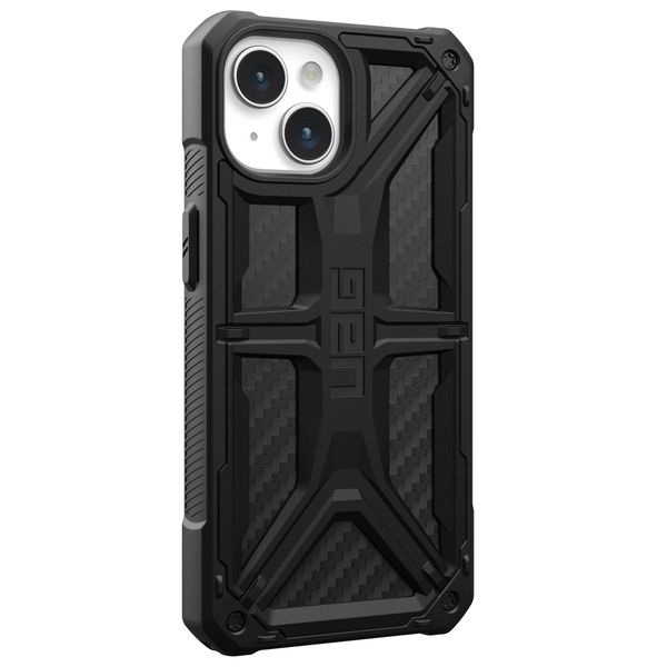 UAG Monarch Backcover für das iPhone 15 - Carbon Fiber