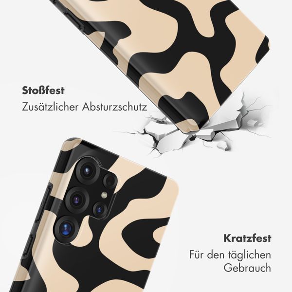 Selencia Vivid Rückabdeckung mit MagSafe Samsung Galaxy S25 Ultra - Art Wave Black