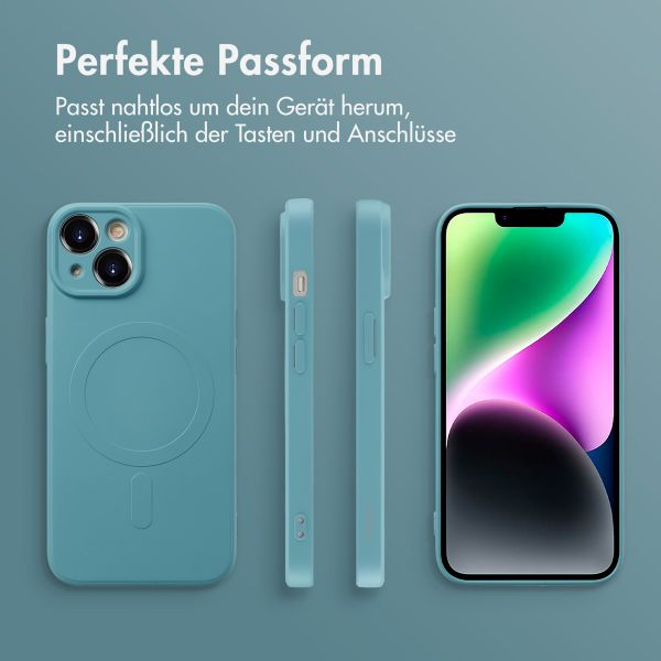 imoshion Color Back Cover mit MagSafe Apple iPhone 14 - Smoke Green