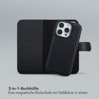 Selencia Olyn Abnehmbare Bookcase mit MagSafe Apple iPhone 16 Pro - Schwarz
