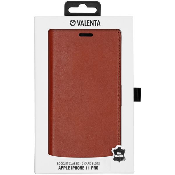 Valenta Klapphülle Classic Luxe Braun für iPhone 11 Pro