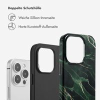 Selencia Vivid Tough Back Cover für das iPhone 14 Pro - Chic Marble Quartz