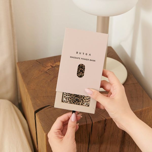Burga Magnetische Powerbank 5.000 mAh - MagSafe und Qi2 - Player / Gold