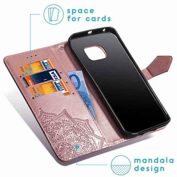 imoshion Mandala Klapphülle Samsung Galaxy S7 - Rosé gold