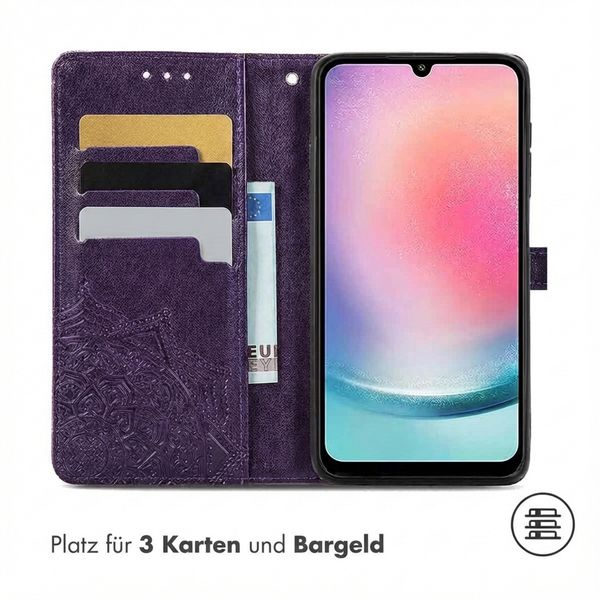 imoshion Mandala Klapphülle Samsung Galaxy A25 (5G) - Violett
