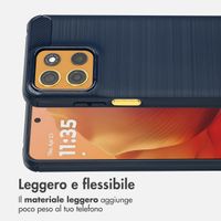 imoshion Brushed Back Cover Motorola Moto G15 / G15 Power - Dunkelblau