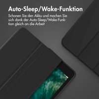 Accezz Smarte Klapphülle aus Silikon Apple iPad 6 (2018) 9.7 Zoll / iPad 5 (2017) 9.7 Zoll - Schwarz