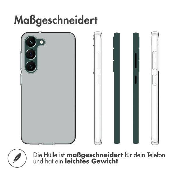 Accezz TPU Clear Cover für das Samsung Galaxy S23 Plus - Transparent