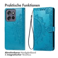 imoshion Mandala Klapphülle Motorola Edge 60 Neo - Türkis