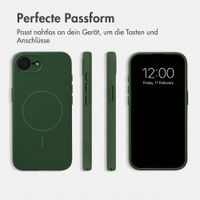 Accezz Grip Backcover mit MagSafe Apple iPhone 17e / 16e - Dunkelgrün