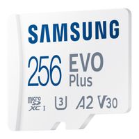Samsung EVO Plus microSD 2024 - 265GB - Inklusive SD-Adapter - UHS-I/U3/Full HD/4K UHD
