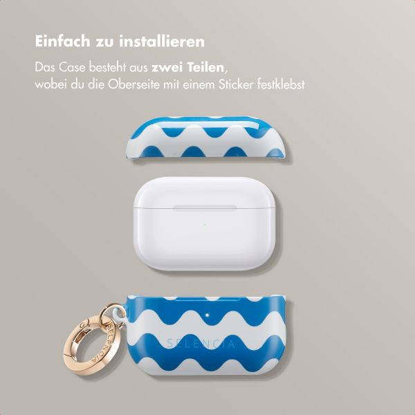 Selencia Vivid Case Apple AirPods Pro 2 - Wave Vibes Classic Blue