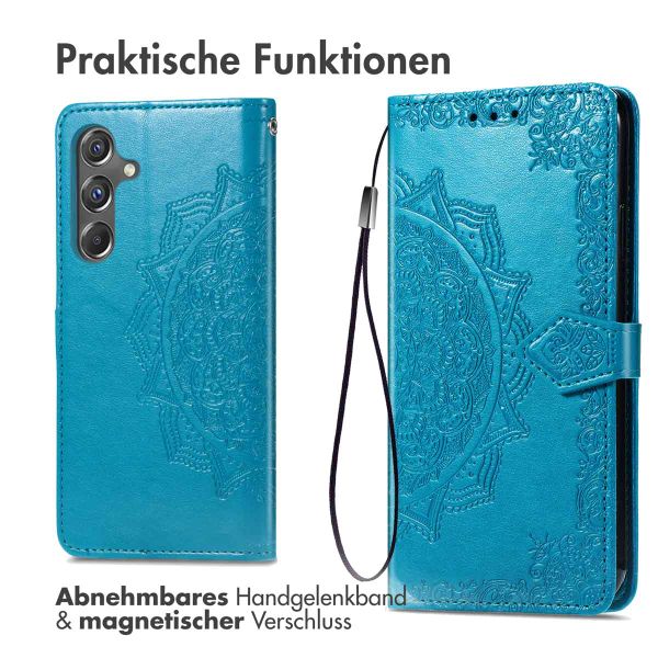 imoshion Mandala Klapphülle Samsung Galaxy A15 (5G/4G) - Türkis