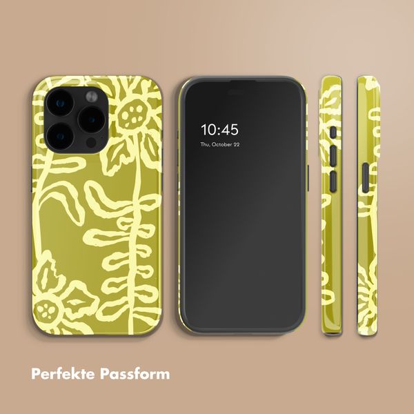 Selencia Vivid Back Cover Apple iPhone 15 Pro - Chalky Bloom