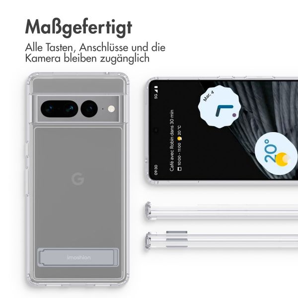 imoshion Back Cover mit Ständer Google Pixel 7 Pro - Transparent