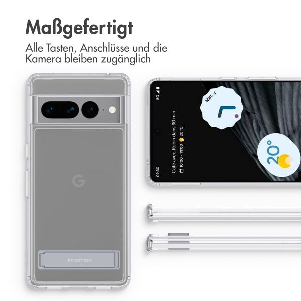 imoshion ﻿Back Cover mit Ständer für das Google Pixel 7 Pro - Transparent