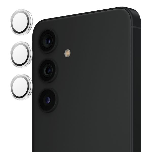 PanzerGlass Kameraprotektor Hoops Optic Rings für das Samsung Galaxy S25 - Transparent