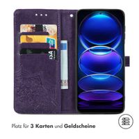 imoshion Mandala Klapphülle für das Xiaomi Redmi Note 12 Pro Plus - Violett