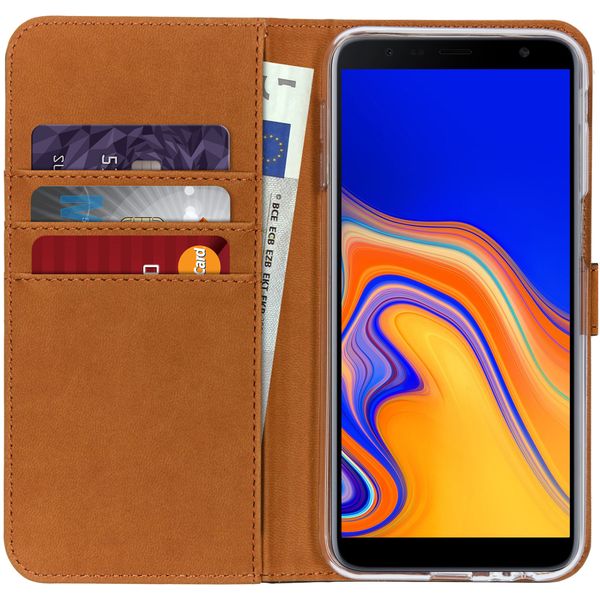Luxus TPU Klapphülle Schwarz für Samsung Galaxy J6 Plus