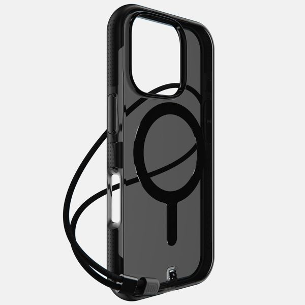 BodyGuardz Ace Pro MagSafe Back Cover für das iPhone 16 Pro - Smoke Black